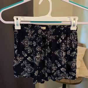 Paisley Print Flowy Shorts